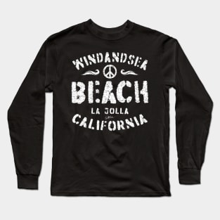 Windandsea Beach, La Jolla, California Long Sleeve T-Shirt